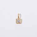 The Square Birthstone Pendant