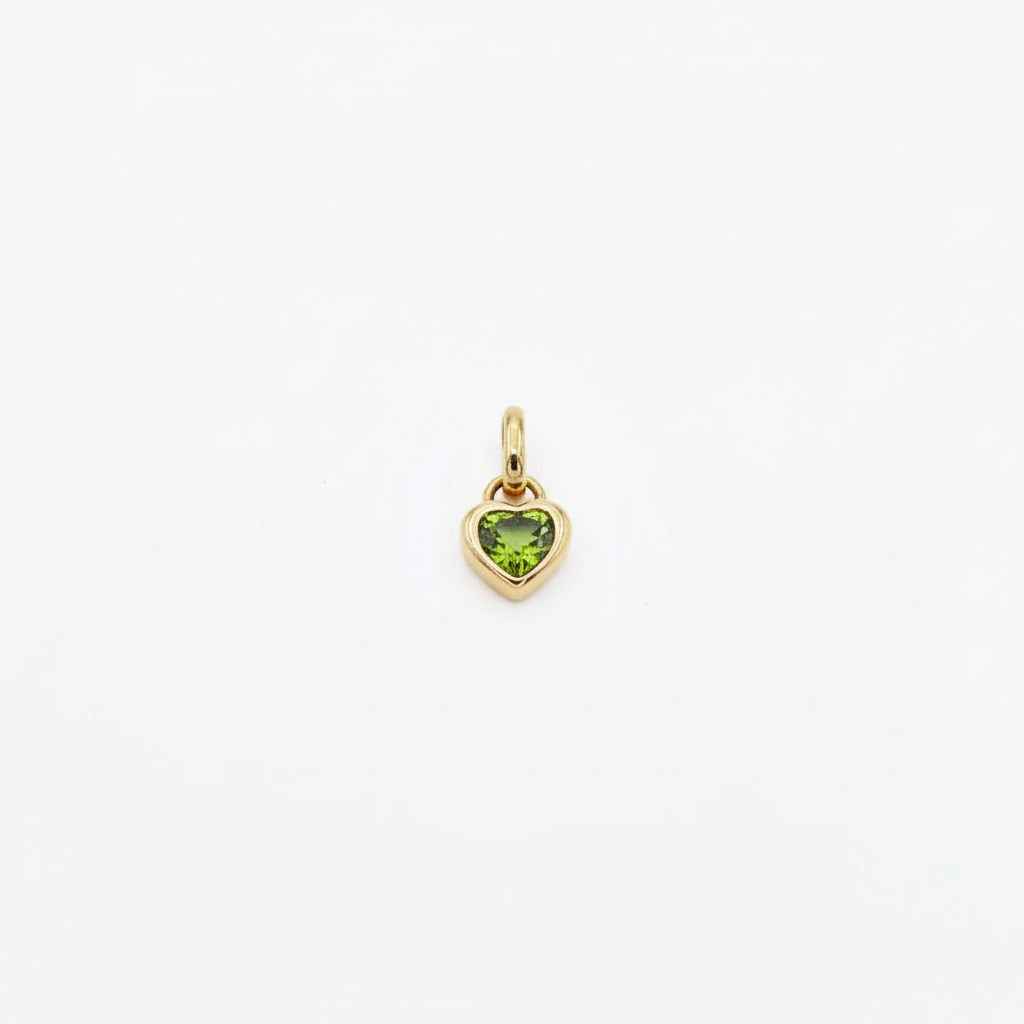 The Heart Birthstone Pendant