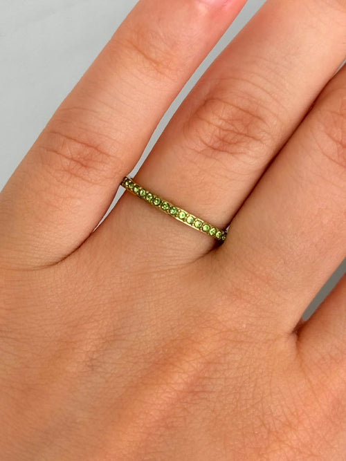 August Birthstone Ring