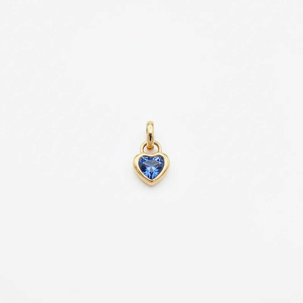The Heart Birthstone Pendant