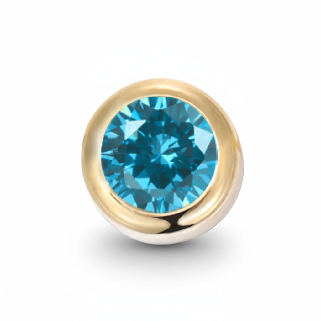 The Round Birthstone Pendant