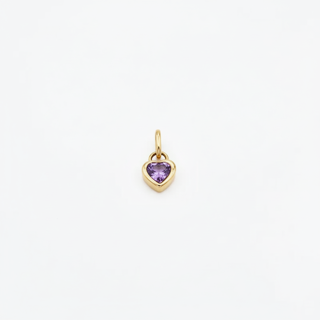 The Heart Birthstone Pendant