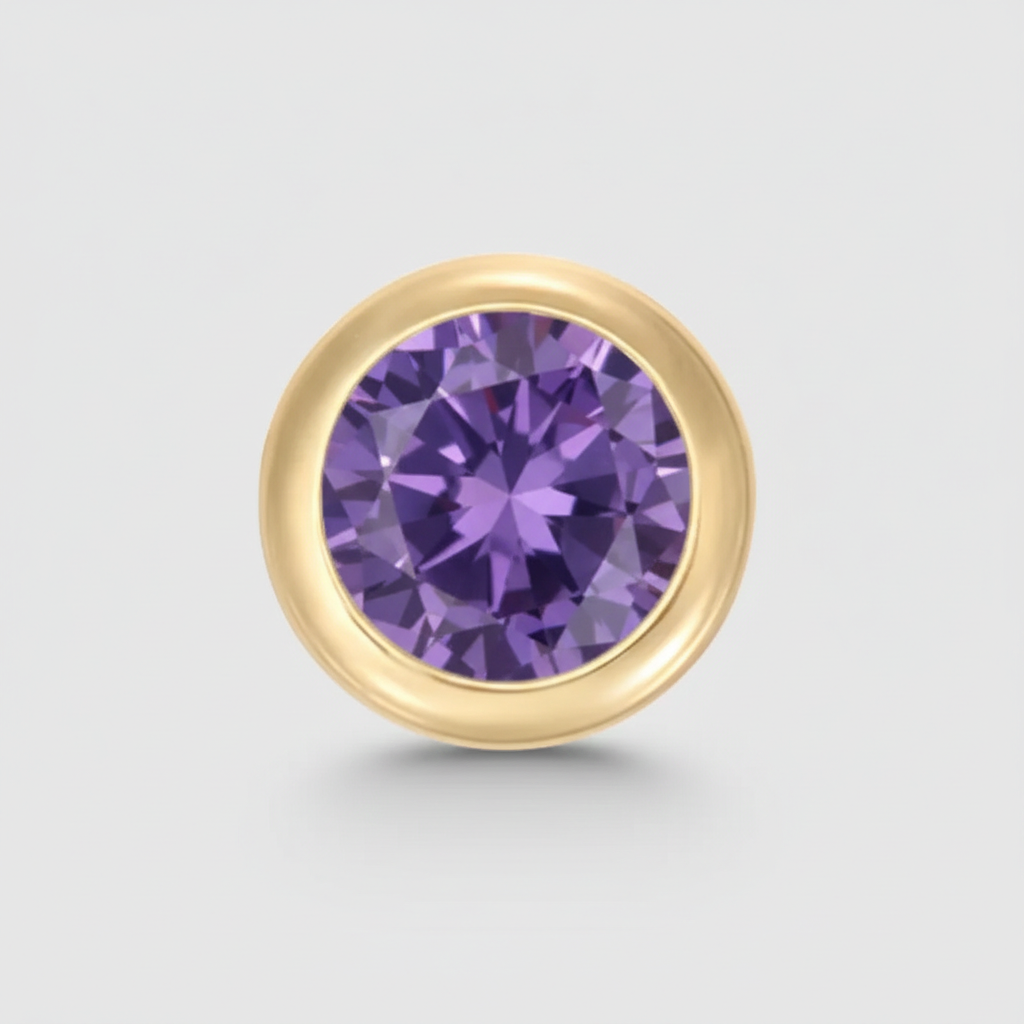 The Round Birthstone Pendant