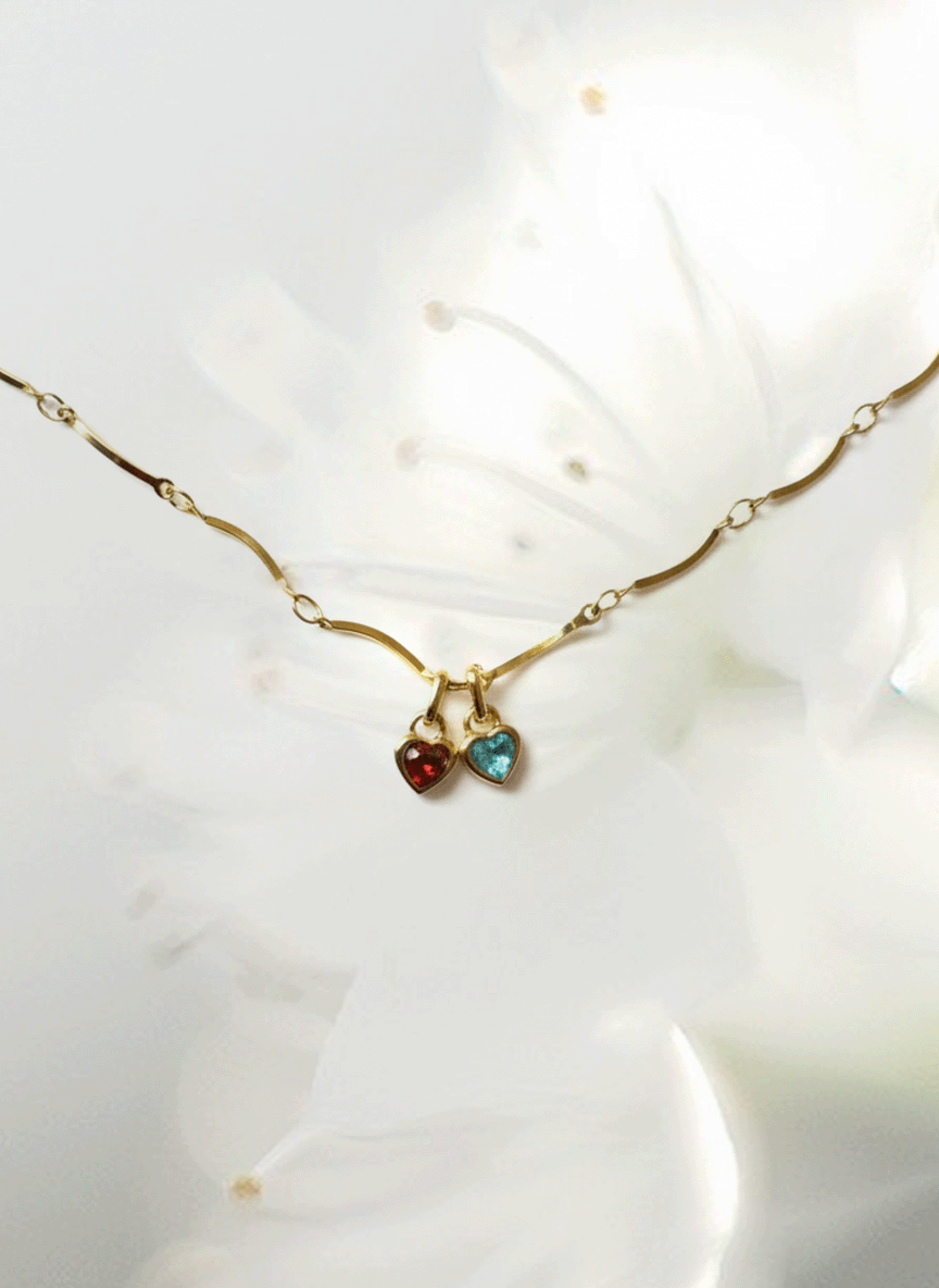 The Heart Birthstone Pendant