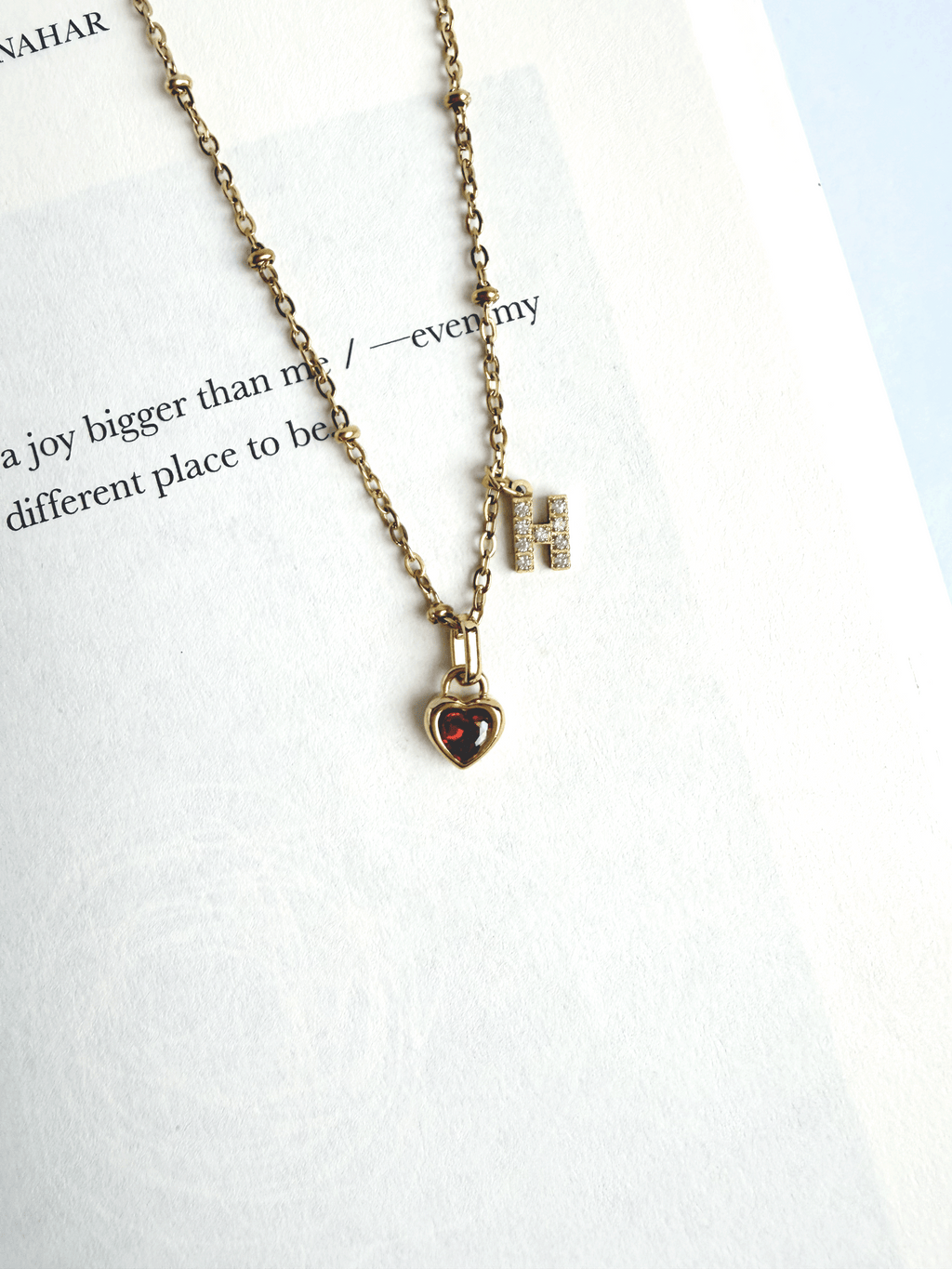 The Heart Birthstone Pendant