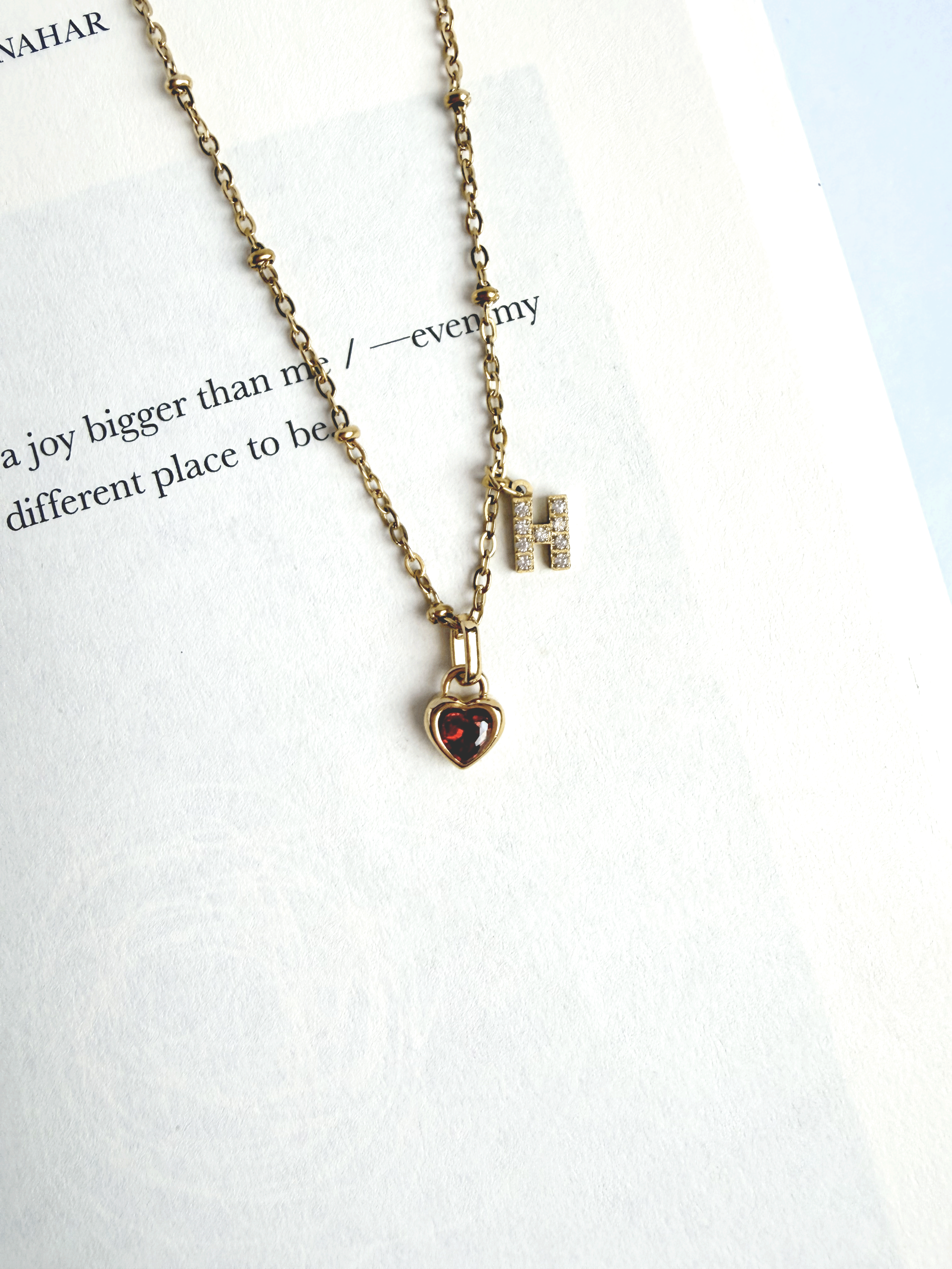 The Heart Birthstone Pendant
