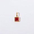 The Square Birthstone Pendant
