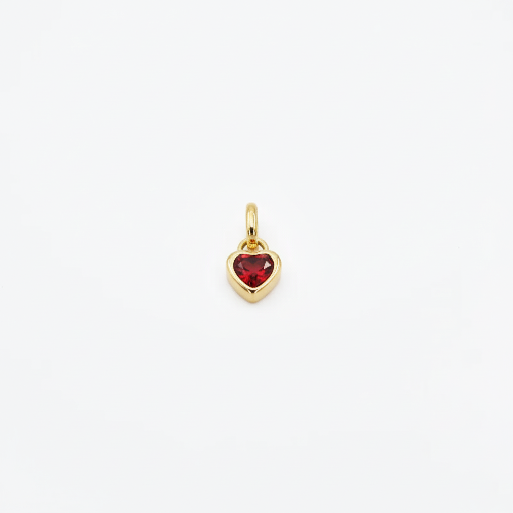 The Heart Birthstone Pendant