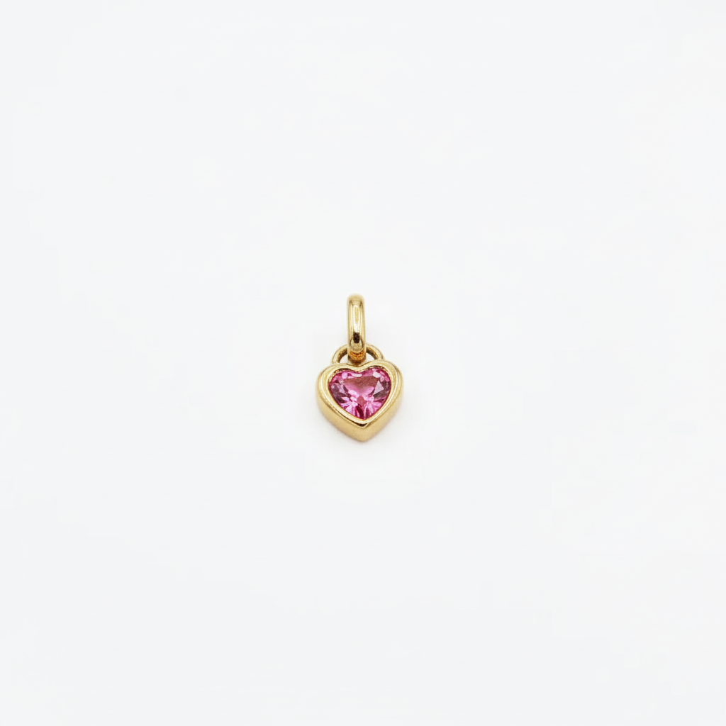 The Heart Birthstone Pendant