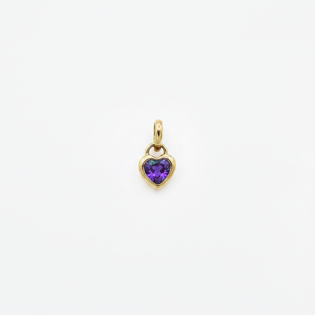 The Heart Birthstone Pendant