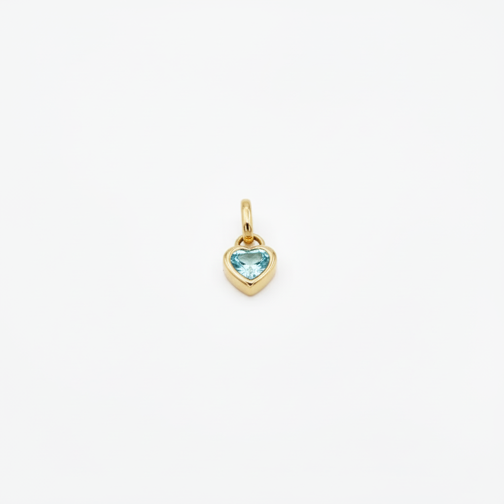 The Heart Birthstone Pendant