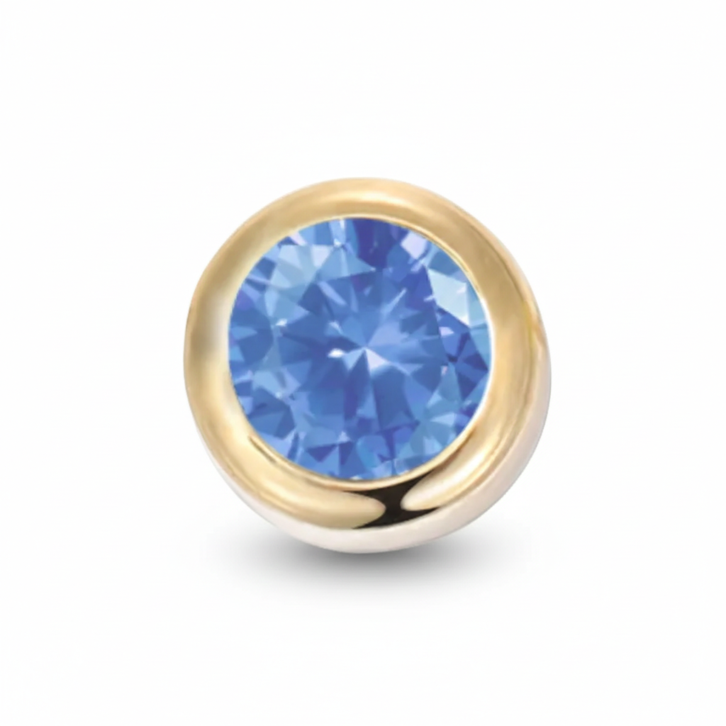 The Round Birthstone Pendant