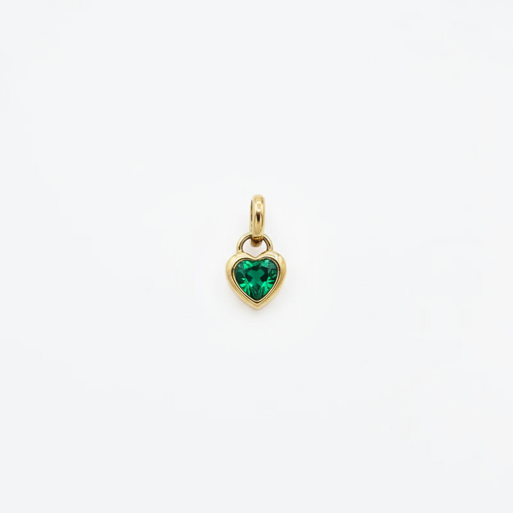 The Heart Birthstone Pendant