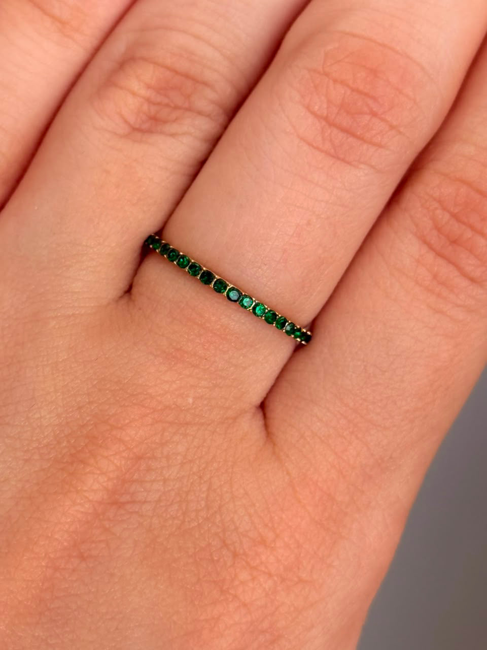 May Birthstone Ring