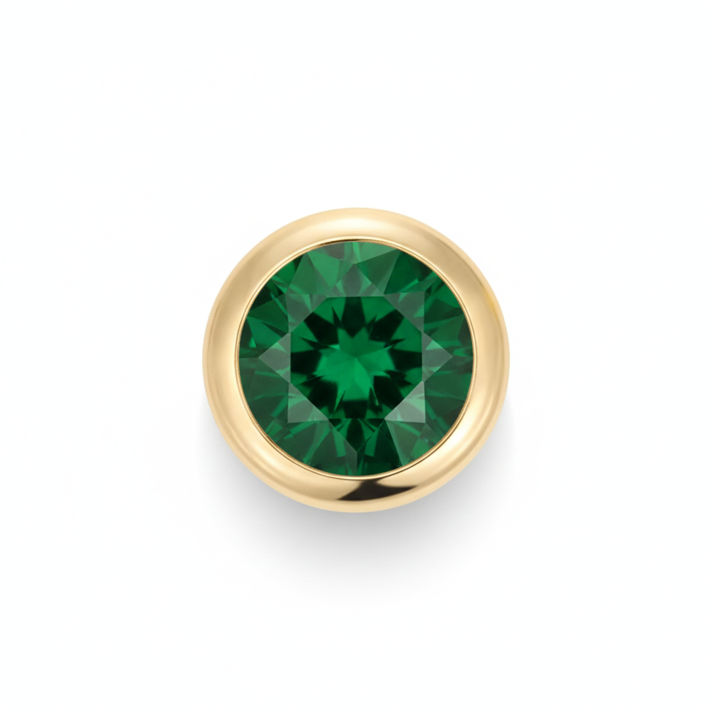 The Round Birthstone Pendant