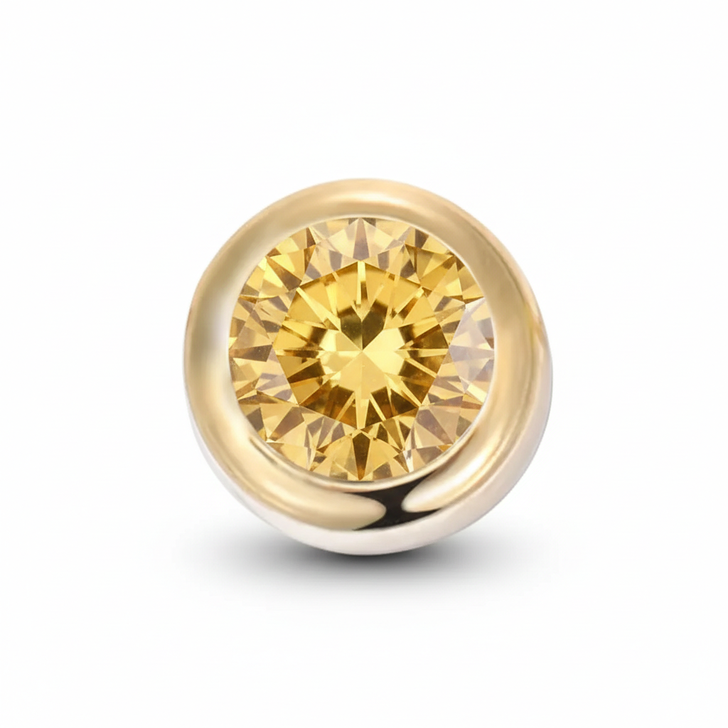 The Round Birthstone Pendant