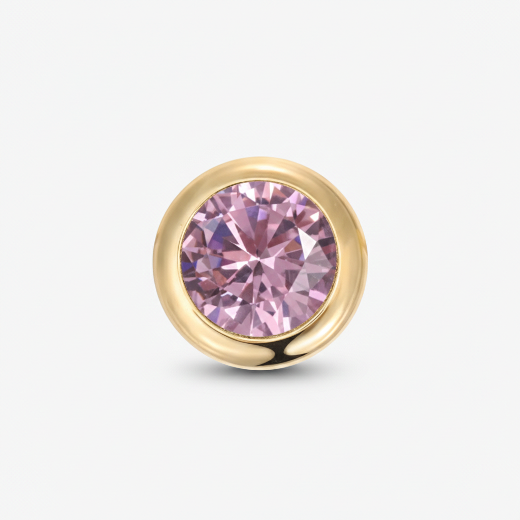 The Round Birthstone Pendant