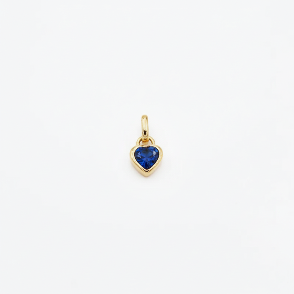 The Heart Birthstone Pendant