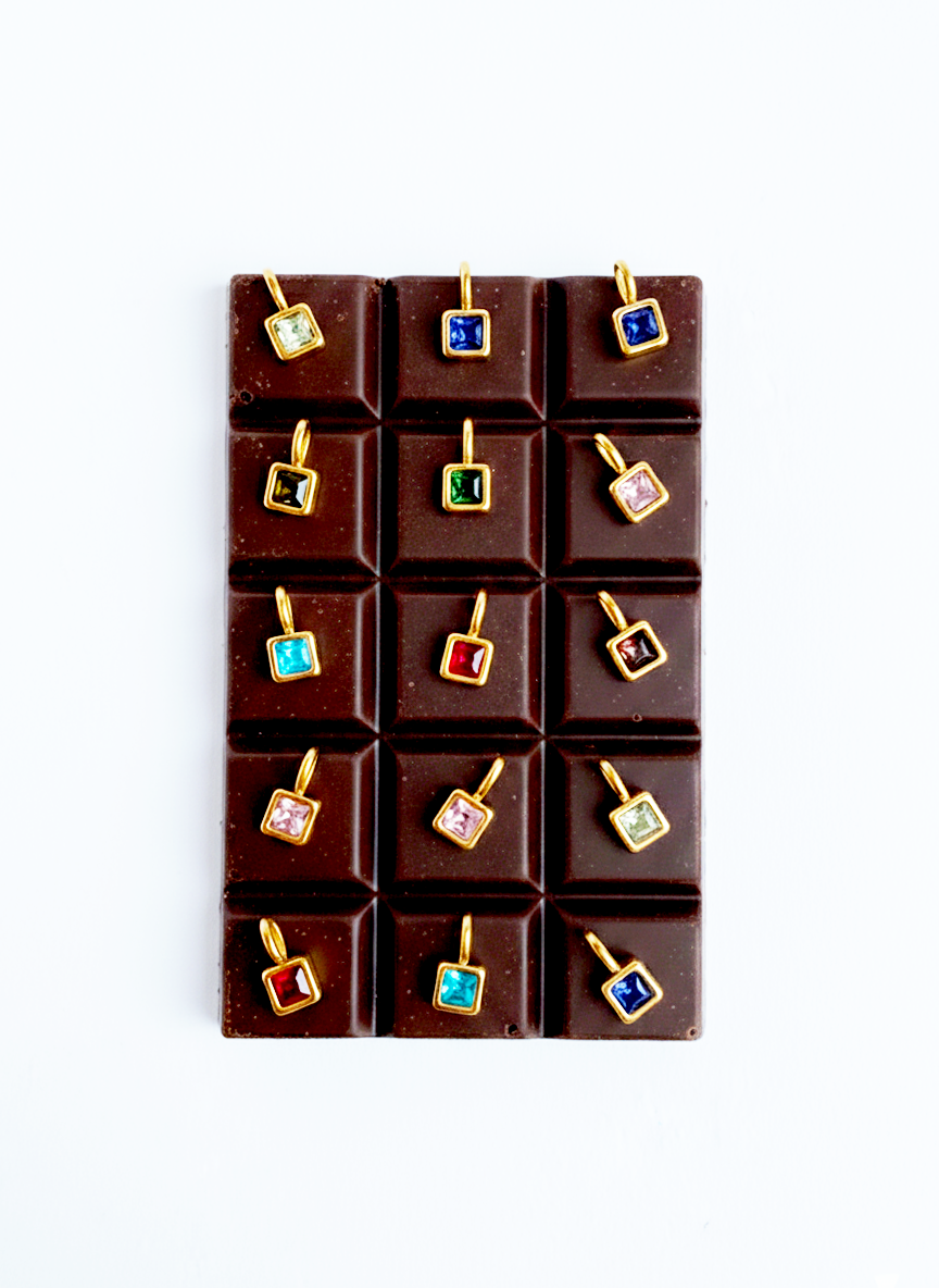 The Square Birthstone Pendant